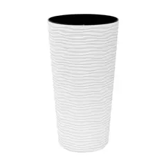 Plastic pot Aleana Fiujne 21 l white rose