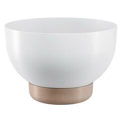 Flower pot with stand FORM PLASTIC Bowl Satina  Eco 30 white