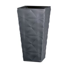 ქოთანი ყვავავილის FORM PLASTIC Diva Slim square 40 ანტრაციტი 4680-014