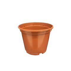 Горшок пластиковый Aleana 8x6 см терракота