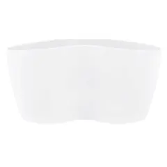 Plastic pot for 2 cactus ALEANA white