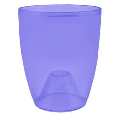 Transparent plastic pot Aleana Orqidea 12x14 purple