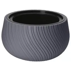 ქოთანი ყვავილის FORM PLASTIC Mika anthracite 12,9 ლ