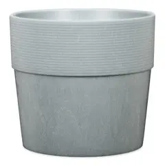 ქოთანი ყვავილის პლასტმასი ეზოს Scheurich 266/30 GROOVE+ CONCRETE