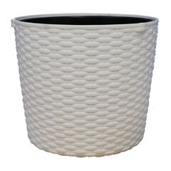 Plastic flower pot Prosperplast RATO ROUND DRTW S449 6.5 l white