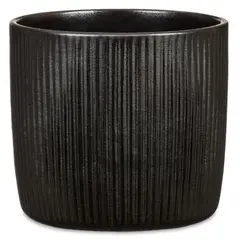 Ceramic flower pot Scheurich 909/15 Ebano 15x13.6 cm