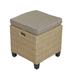 Pouffe with cushion Baxter HUC39486 beige