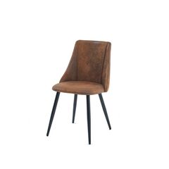 Chair suede SMEG SUEDE BROWN Brown 50.5x54.5x82.5 cm