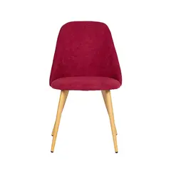 Chair FELICIO CORDUROY RED 50x61x88 cm