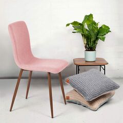 Chair SCARGILL PINK OAK LEG 44x54x87 cm
