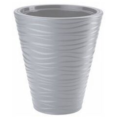 პლასტმასის ქოთანი ყვავილებისთვის FORM PLASTIC Sahara Dunes round 2722-055 Ø40 ღია ნაცრისფერი