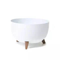 Горшок цветочный на ножках FORM PLASTIC Bowl Satina 40 белый