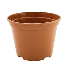Plastic pot Aleana 12x9 cm terracotta