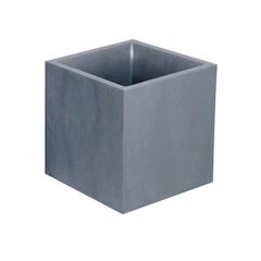 Plastic pot EDA Plastiques POT CARRE VOLCANIA DECOR PIERRE 39,5 X 39,5 X 43,5cm 31L