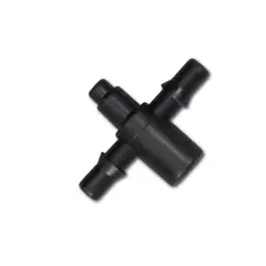 Double to adapter for emitter and droppers under the tube Bradas DSK-5133L 4 mm