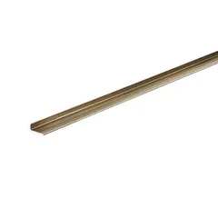 Aluminum profile J-shaped Arcansas titanium glossy 18x1000 mm
