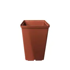 Plastic pot Aleana 12x19.5 cm terracotta