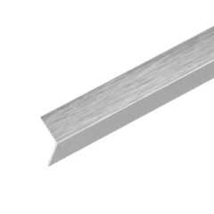 Aluminum corner Arcansas silver gloss 2600X17X17 mm