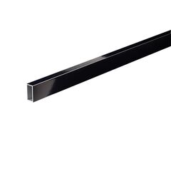 Aluminum profile rectangular Arcansas black 20x10x1000 mm