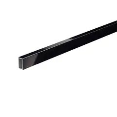Aluminum profile rectangular Arcansas black 20x10x1000 mm