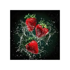 Picture on glass  Styler GL510 STRAWBERRIES 30X30 cm