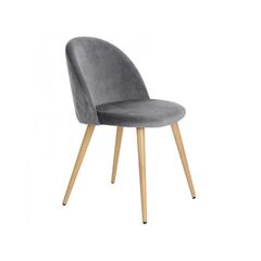 Chair zomba terry fabric gray uk gray 56x49x77 სმ