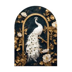 Picture on glass Styler GS015 ARCHED PEACO 70X100 cm