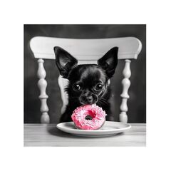 Picture on glass Styler GL503 CHIHUAHUA 30X30 cm