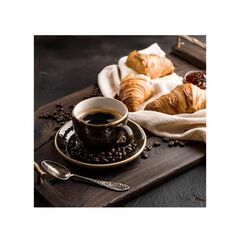 Picture on glass Styler GL506 CROISSANT 30X30 cm