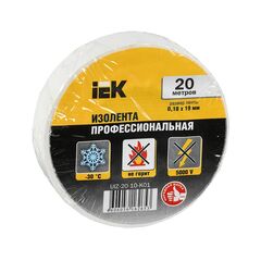 Insulating tape IEK White 20m