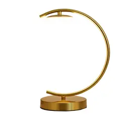 Лампа настольная Pendent E27 1 золото белый W63 BZ WH