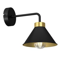 Бра LUMINEX Demet 1 E27 15W черный золото 624