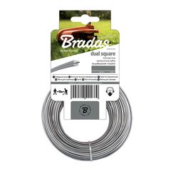 Леска для триммера квадратная Bradas Ripper Dual ZRK24100K 2.4 мм 100 м