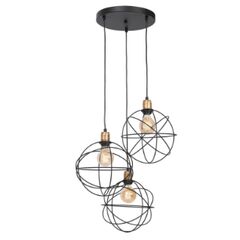 Chandelier LUMINEX 3xE27 60W Gerid 957