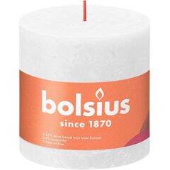 სანთელი Bolsius Rust cloudy white 100/ 100 მმ
