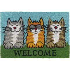 ფეხსაგები Hamat Ruco Print Welcome Cats 40x60