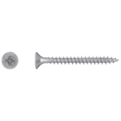 Screw universal hardening for wood white galvanized Koelner 3.5x35 mm 30 pcs B-UC-3535-B