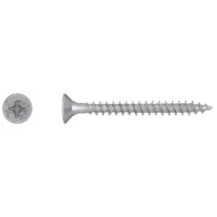 Screw universal hardening for wood white galvanized Koelner 3.5x16 mm 45 pcs B-UC-3516-B