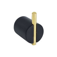 Towel hook Bisk Sintra Black/Gold