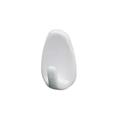 Крючок для полотенец самоклеящаяся Bisk white 3шт