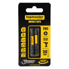 Impact bit TOPMASTER 338730 PH1 50 mm 2 pcs
