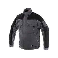 Work jacket gray with black inserts American Safety ASOGBS-J XL