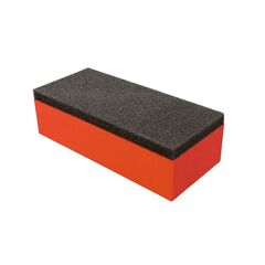 ბლოკი ხელის სახეხი რბილი Leo 80012R 90х40 მმ წითელი