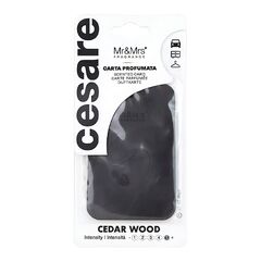 არომატიზატორი Mr&Mrs Fragrance Cesare Cards Black Cedar Wood