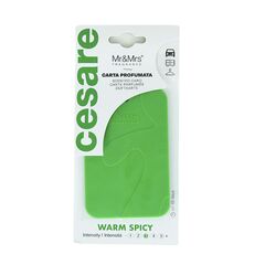 არომატიზატორი Mr&Mrs Fragrance Cesare Cards Green Warm Spicy