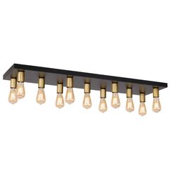 Подвес Luminex 1310 Filo 11 E27 15W черный Золотой