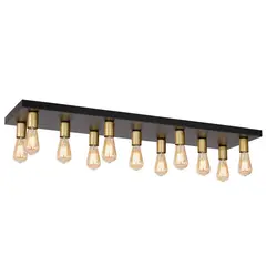 Подвес Luminex 1310 Filo 11 E27 15W черный Золотой