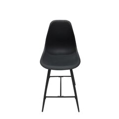 Bar seat CHARLTON BAR MIDDLE PP BLACK