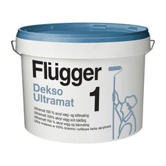 Краска интерьерная для интенсивной чистки Flugger Dekso 1 Ultramat 3 л