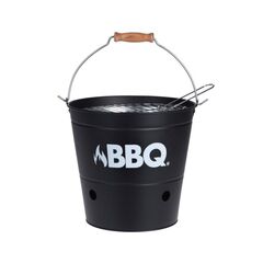 Bucket Charcoal Grill DIA 26CM MAT BLACK